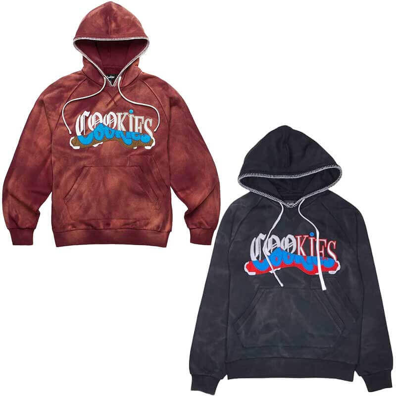 Cookies Upper Enchelon Vintage Wash Fleece Pullover Hoody (H6447) | Heather Grey product image